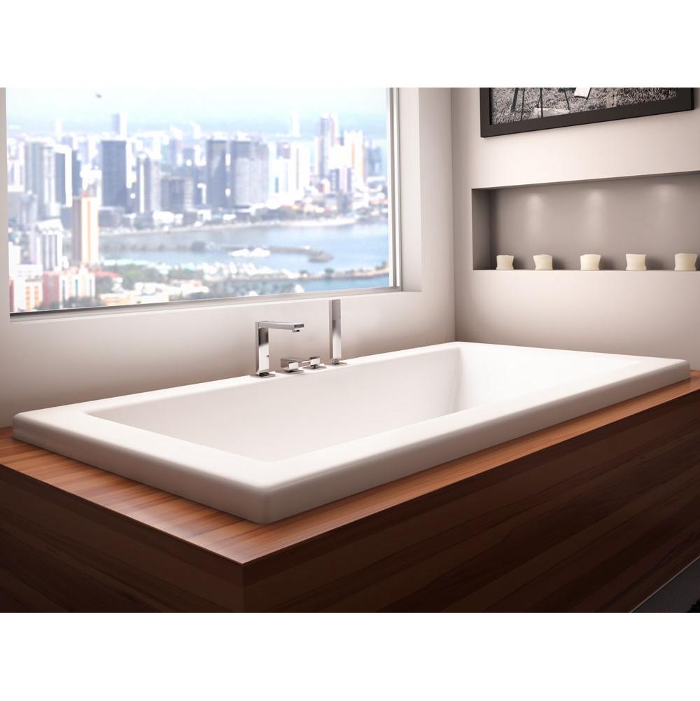 Neptune ZEN bathtub 34x66 with armrests and 3'' top lip, Mass-Air/Activ-Air, Biscuit